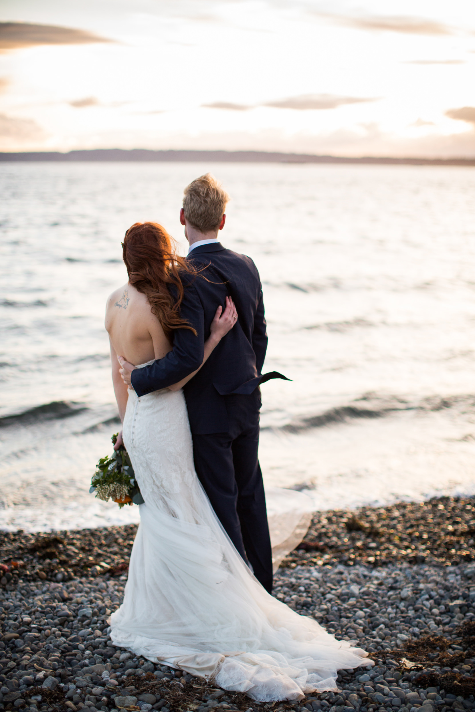 Golden Gardens Beach Elopement