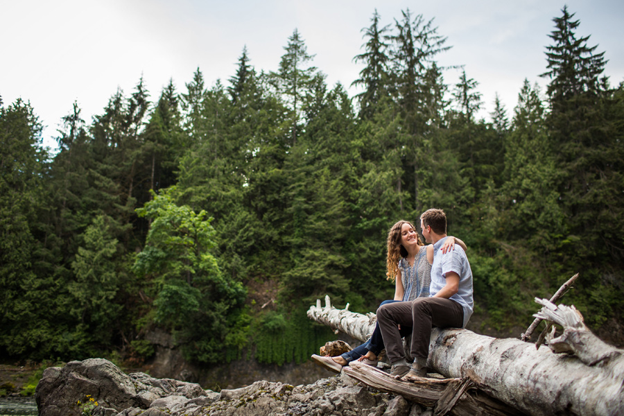 Snoqualmie Falls Engagement Pics