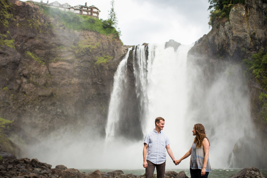 Snoqualmie Falls Engagement Pics