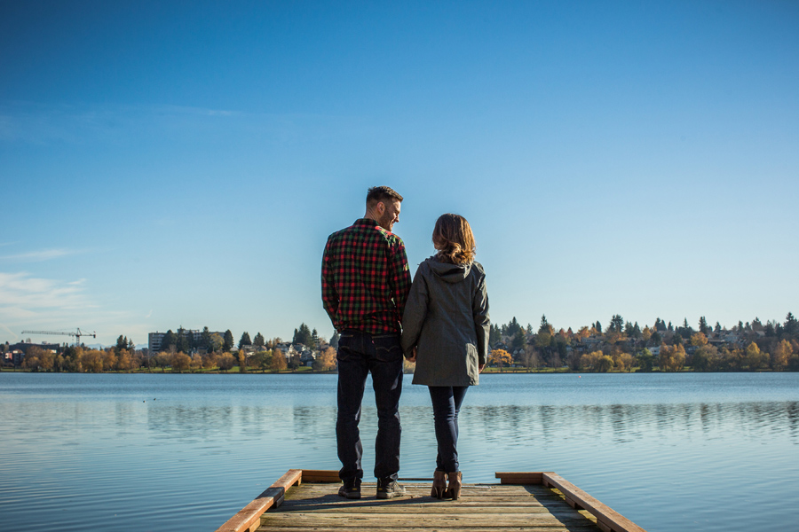 Greenlake Park Engagement Photos