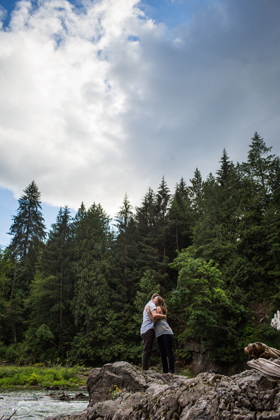Snoqualmie Falls Engagement Pics