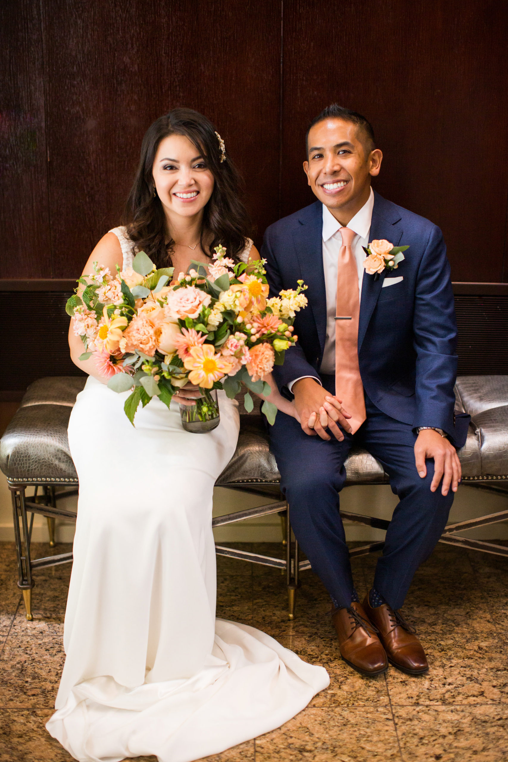 Chihuly Garden and Glass Wedding Photos Hotel Alexis