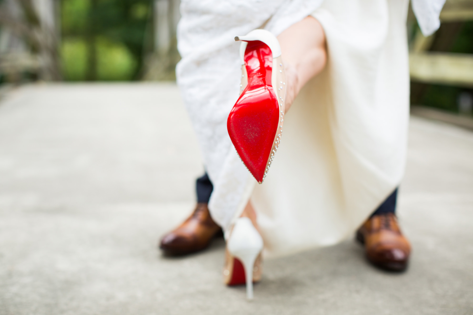Anderson School Wedding Photos Red Bottom