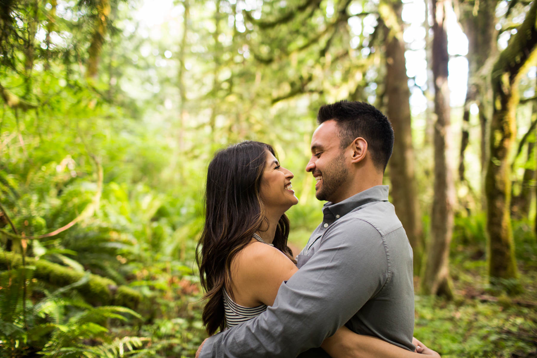 Snoqualmie Falls Engagement Photos