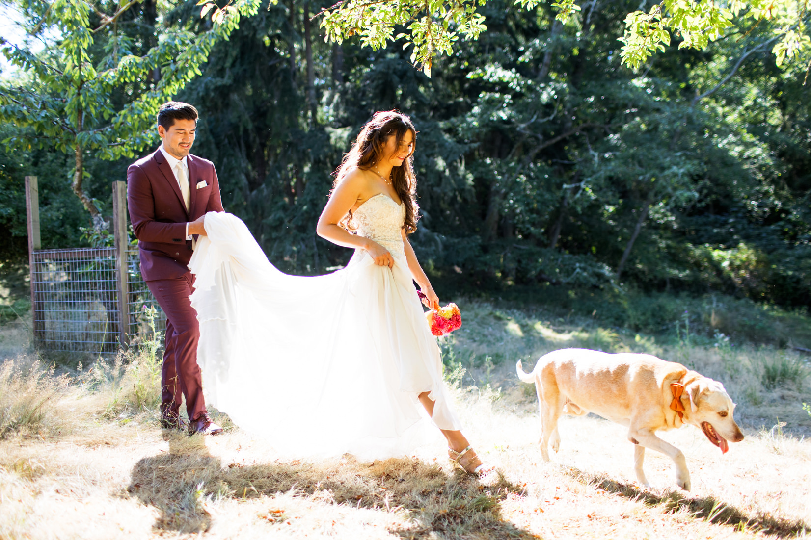 Private Whidbey Island Wedding Photos