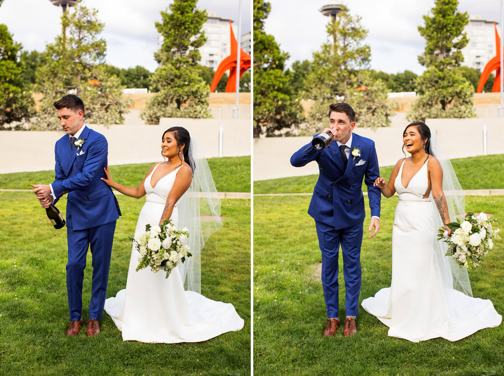 Bell Harbor Seattle Wedding Photos