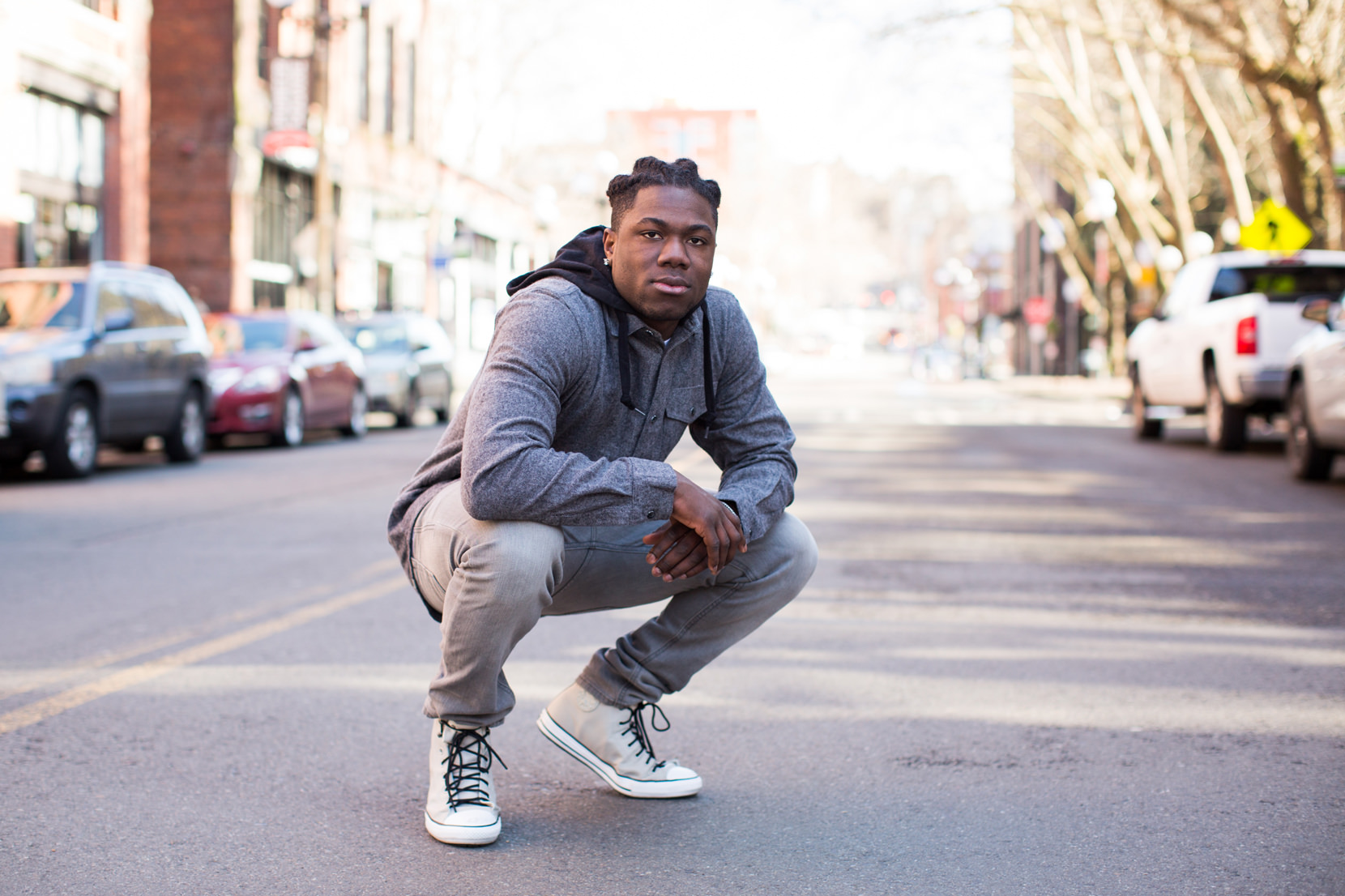 Downtown Seattle Senior Photos