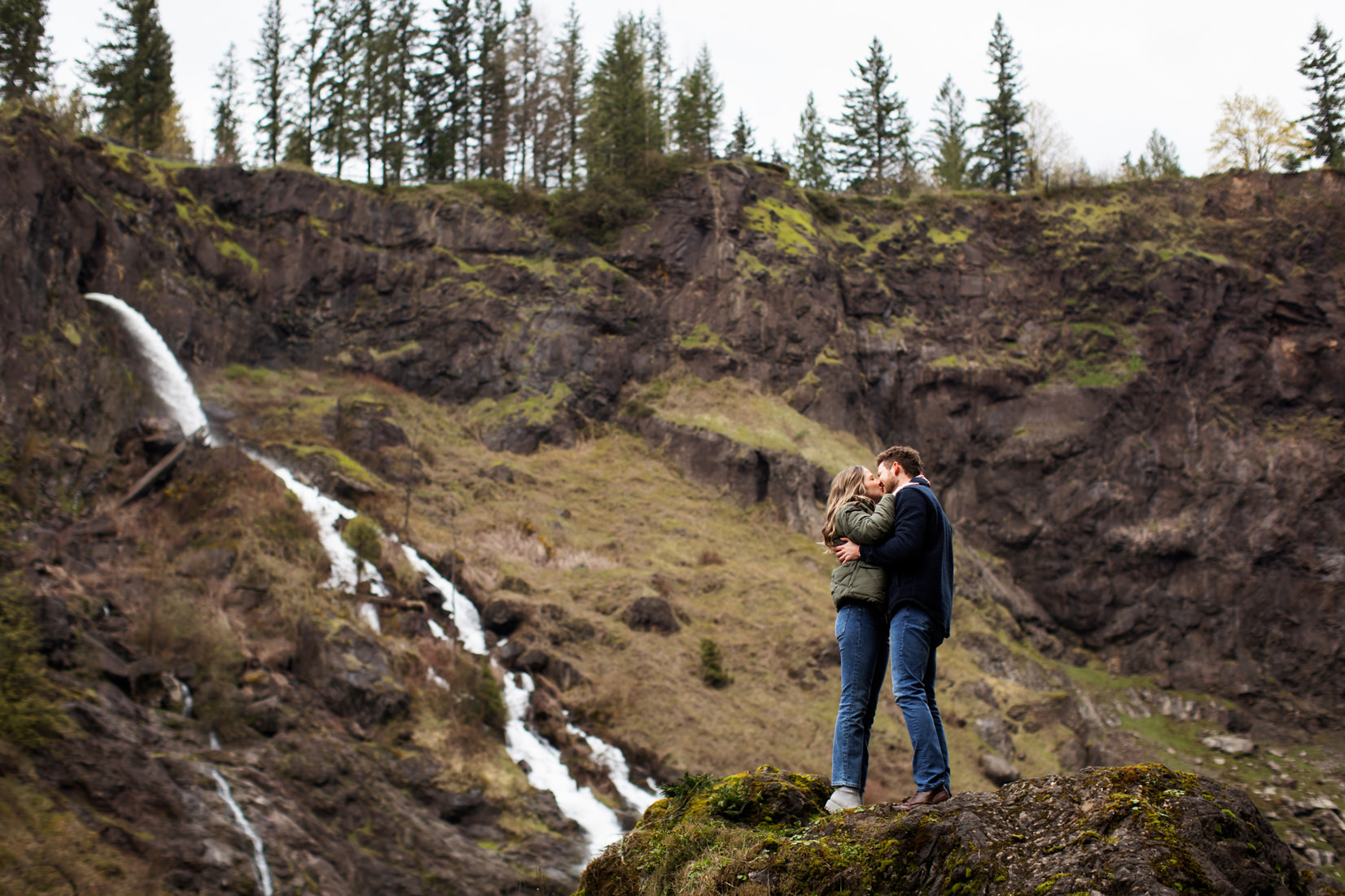 Snoqualmie Falls Surprise Proposal