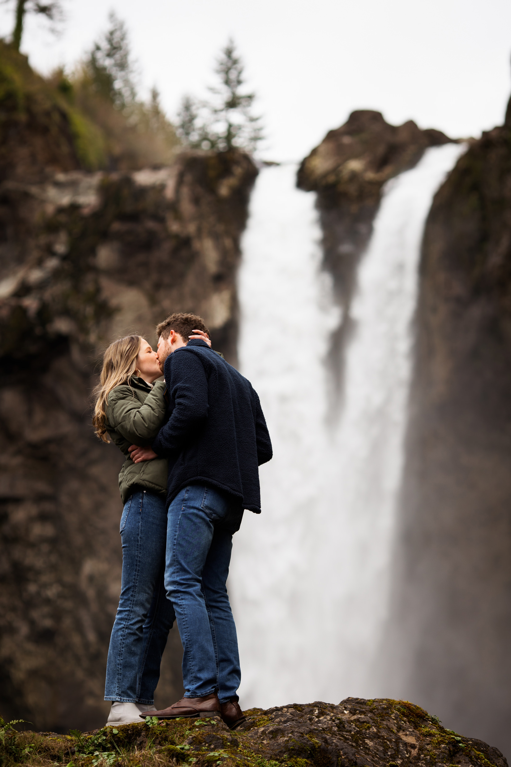 Snoqualmie Falls Surprise Proposal