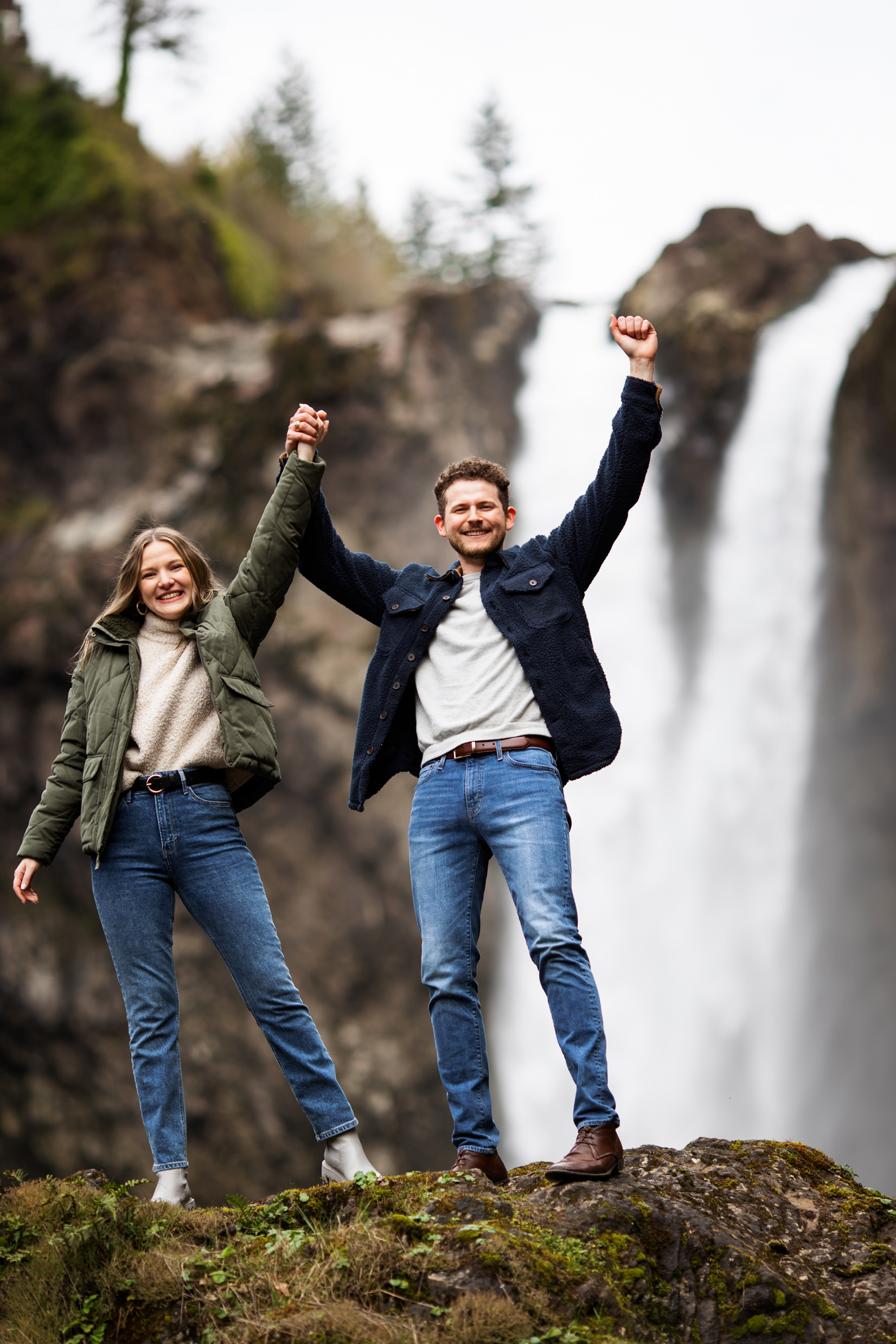 Snoqualmie Falls Surprise Proposal
