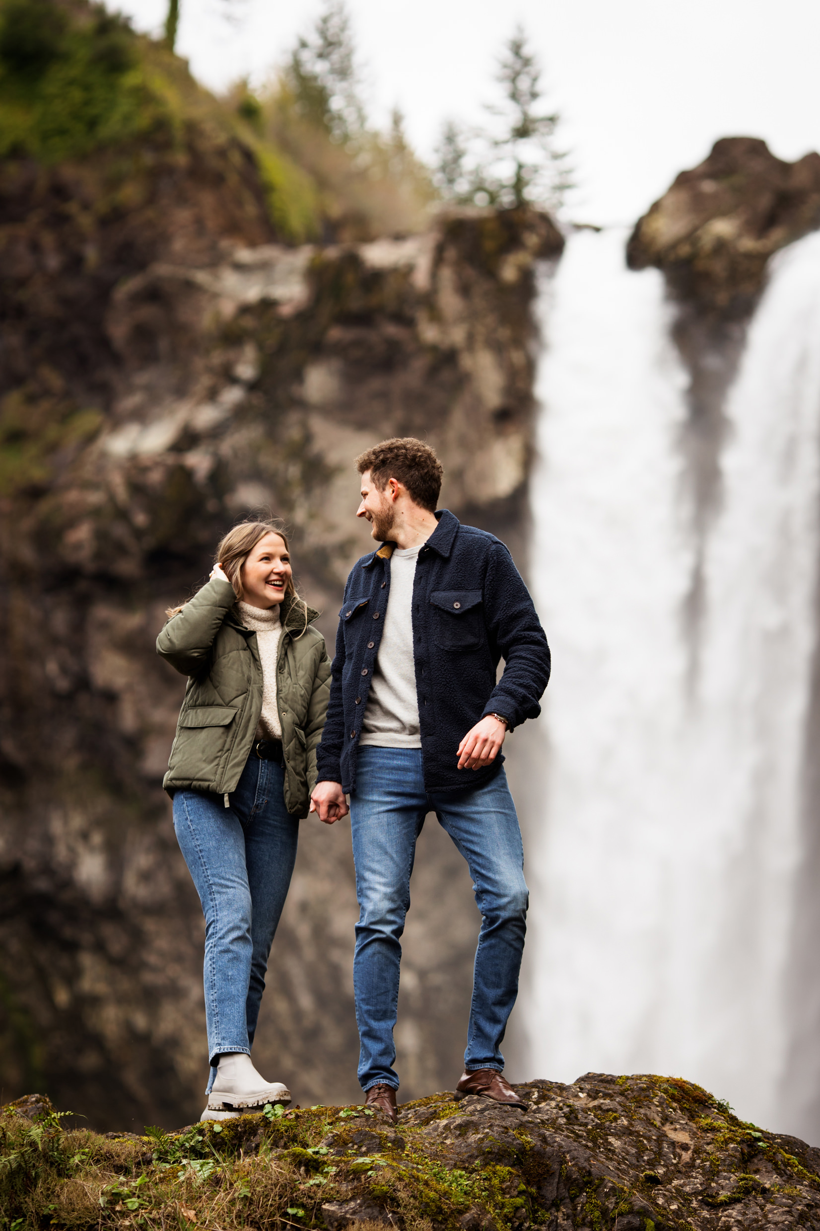 Snoqualmie Falls Surprise Proposal