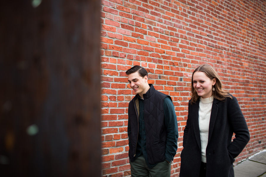 Downtown Ballard Engagement Photos