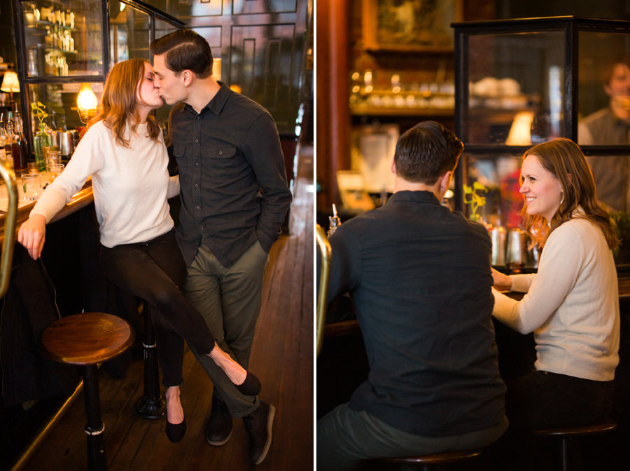 Downtown Ballard Engagement Photos