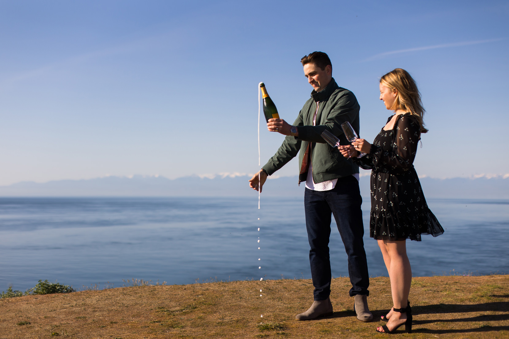 San Juan Island Engagement Photos