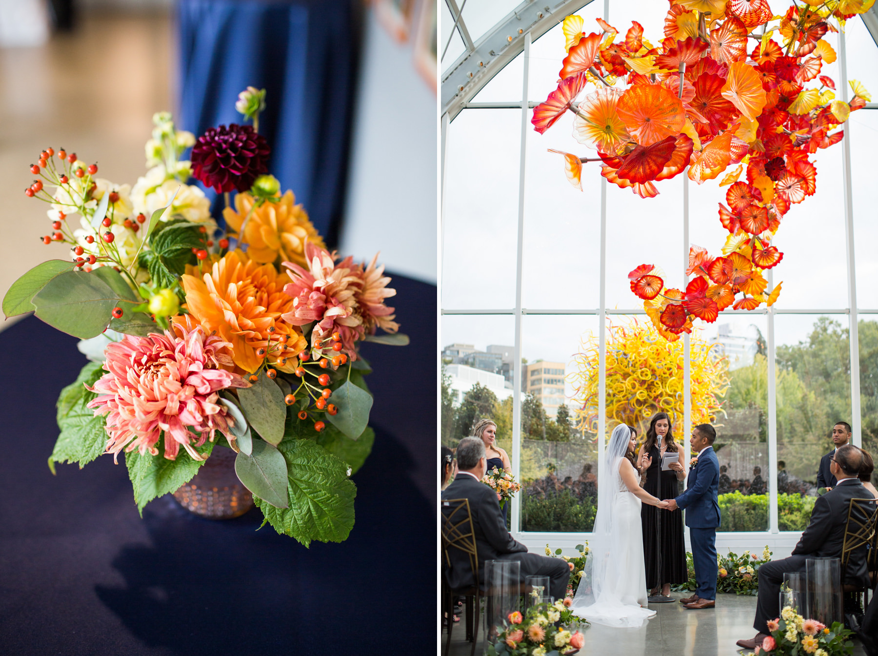 Chihuly Garden and Glass Wedding