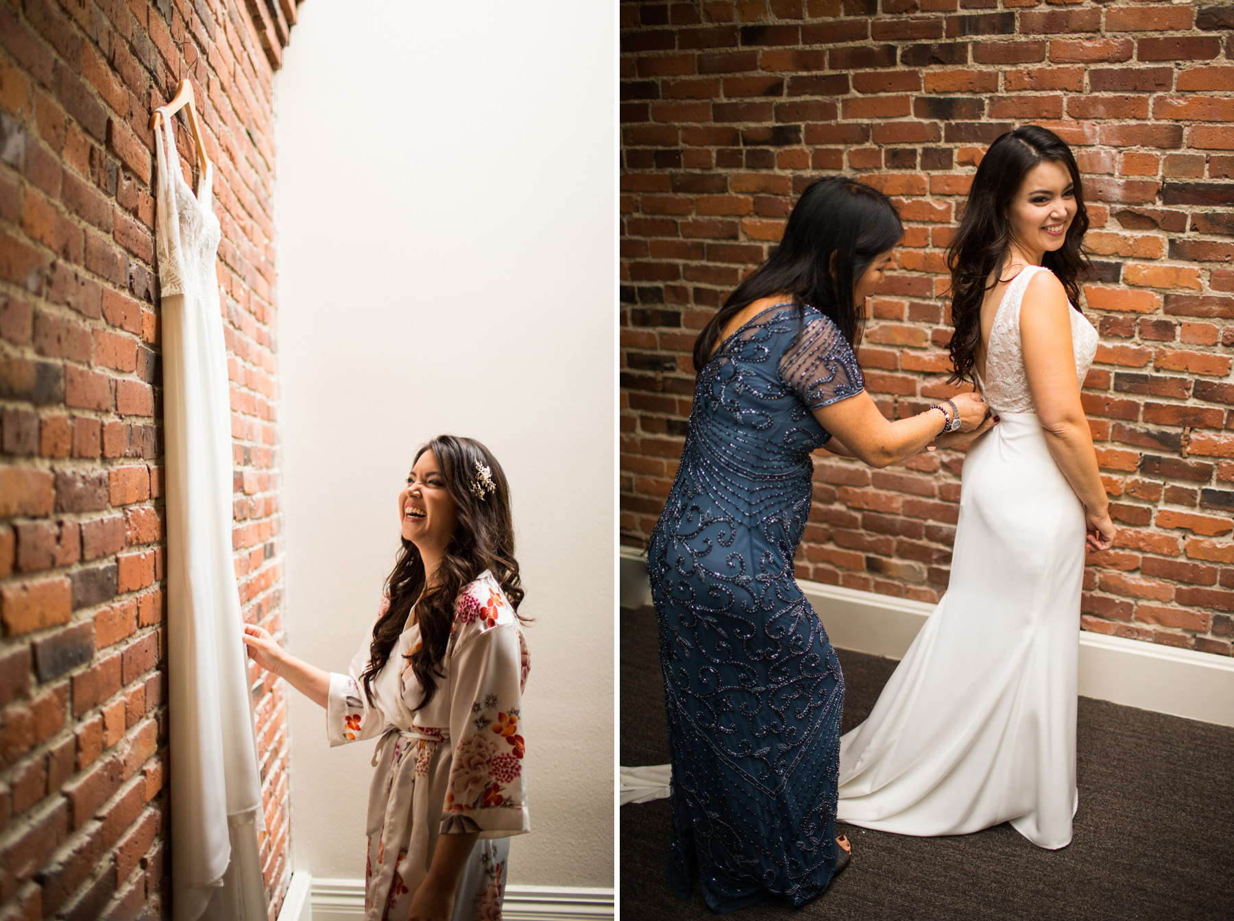 Chihuly Garden and Glass Wedding Photos Hotel Alexis wedding dress