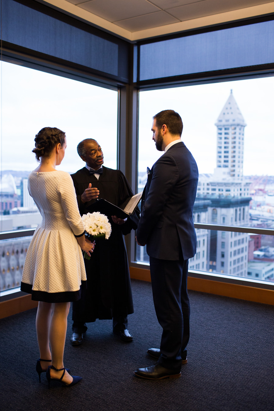Seattle Courthouse Wedding Photos