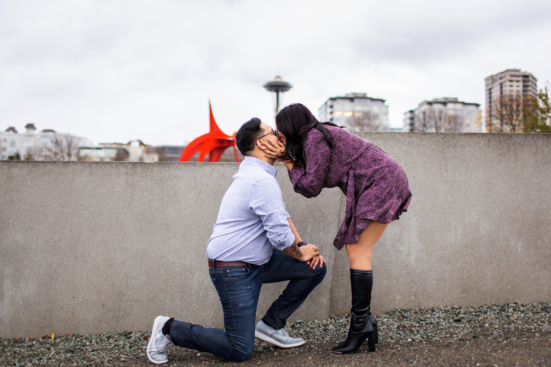Seattle Surprise Proposal Photos