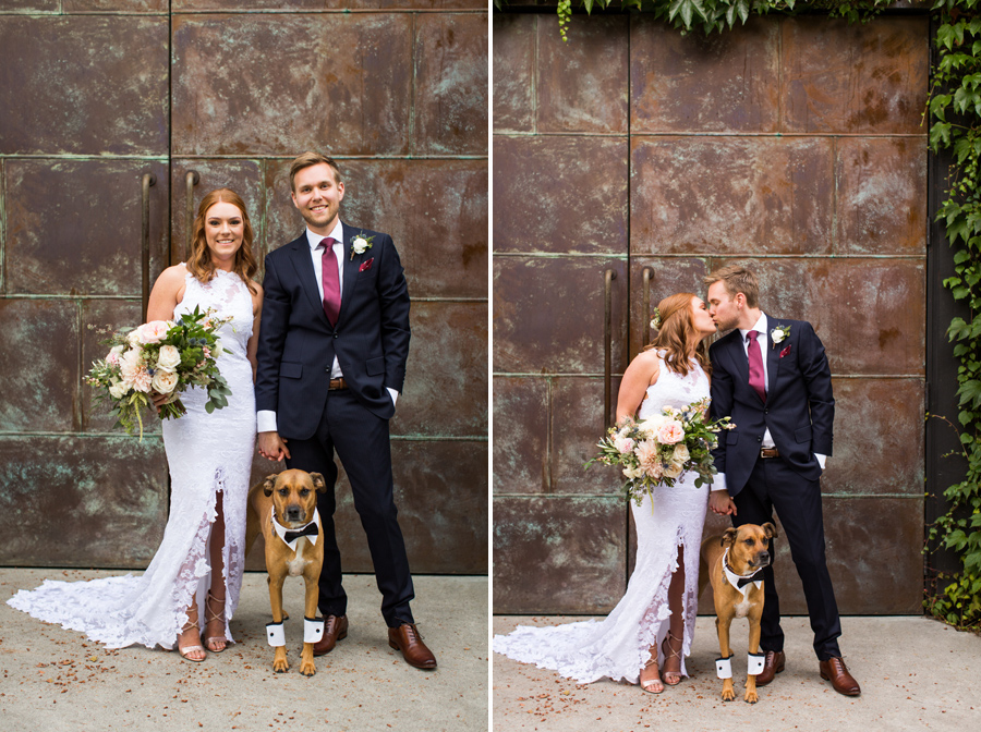 JM Cellars Wedding Photos Dog Wedding