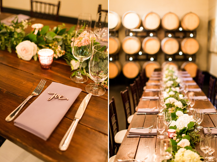 JM Cellars Wedding Photos Reception