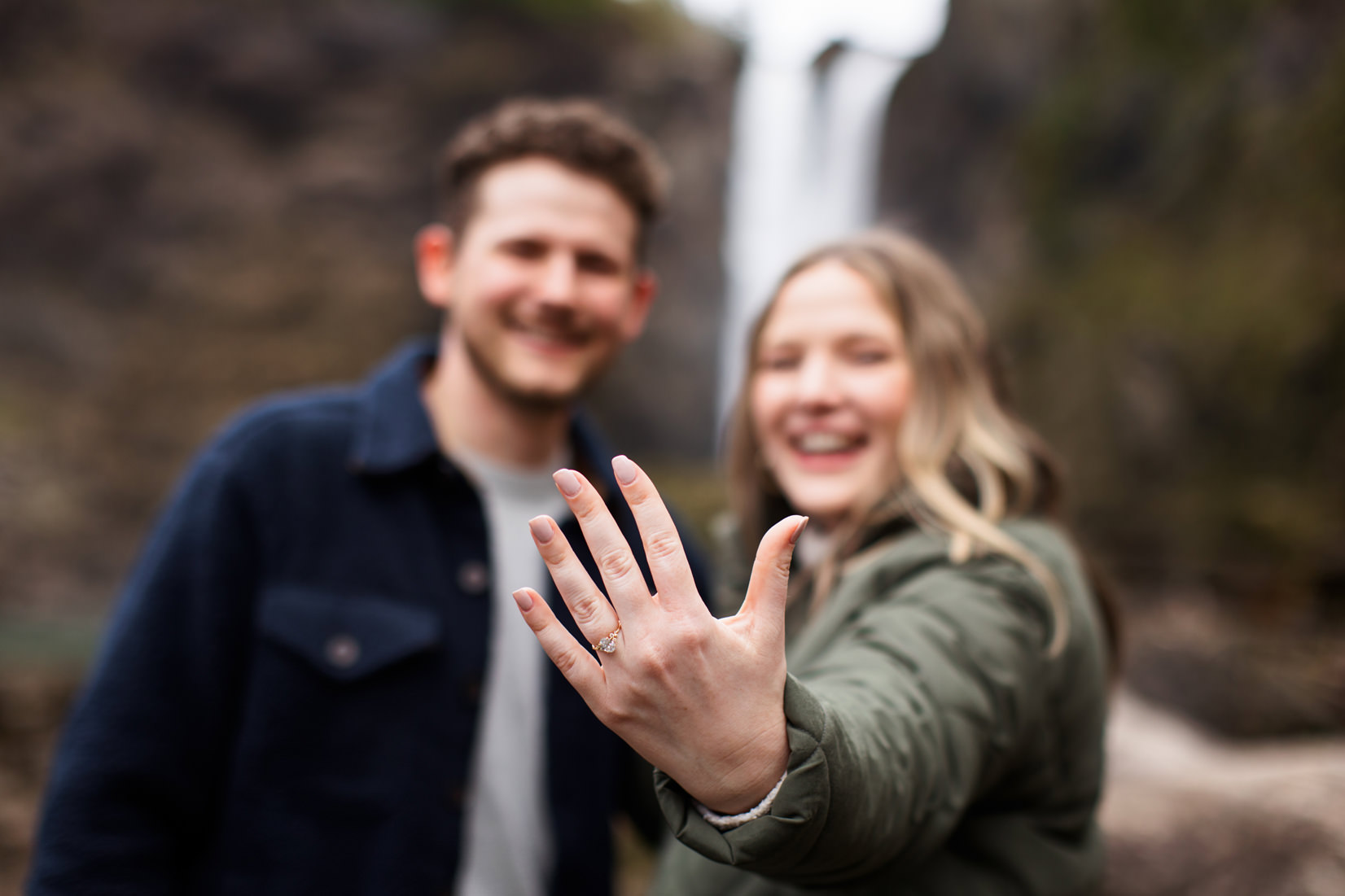 Snoqualmie Falls Surprise Proposal
