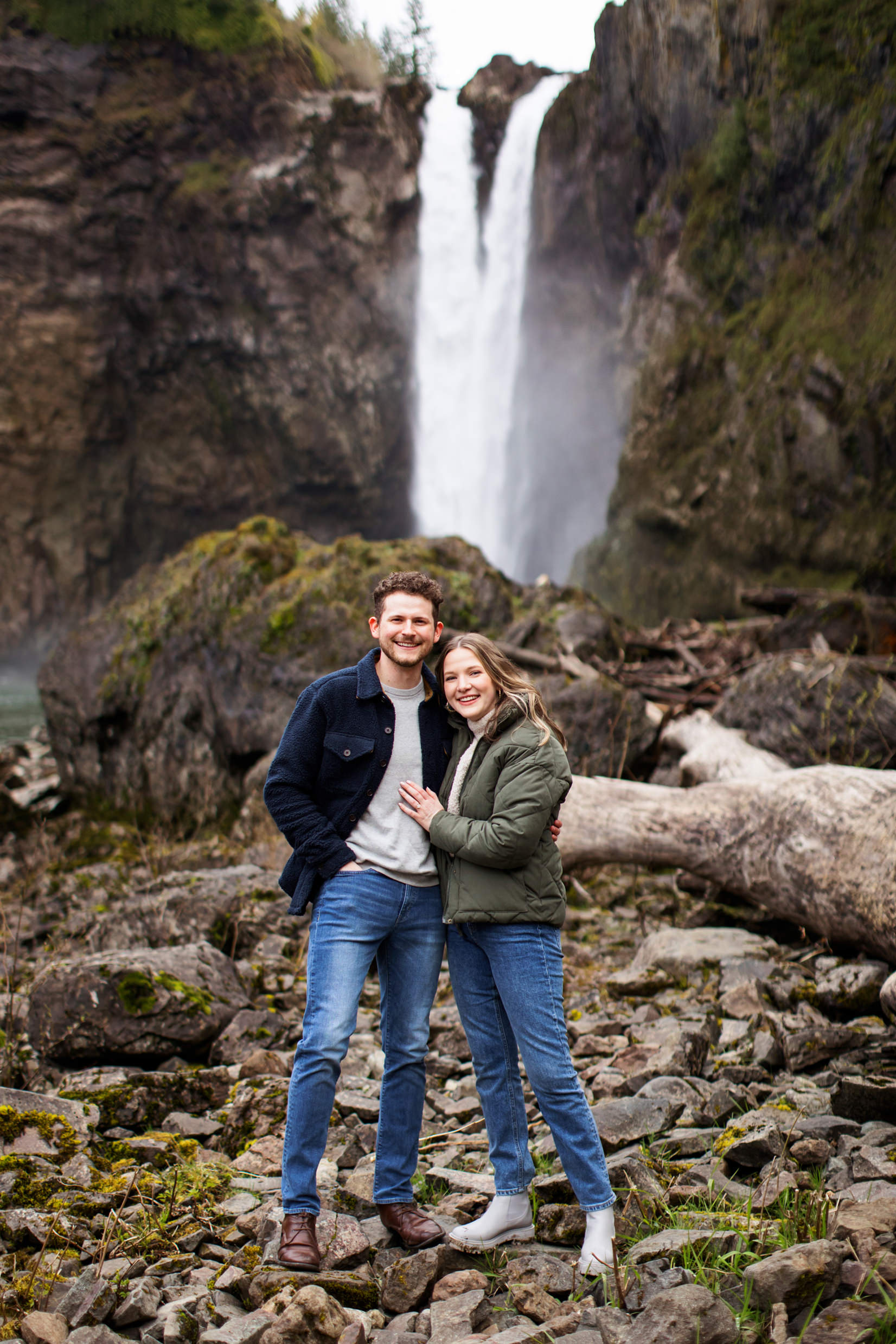 Snoqualmie Falls Surprise Proposal