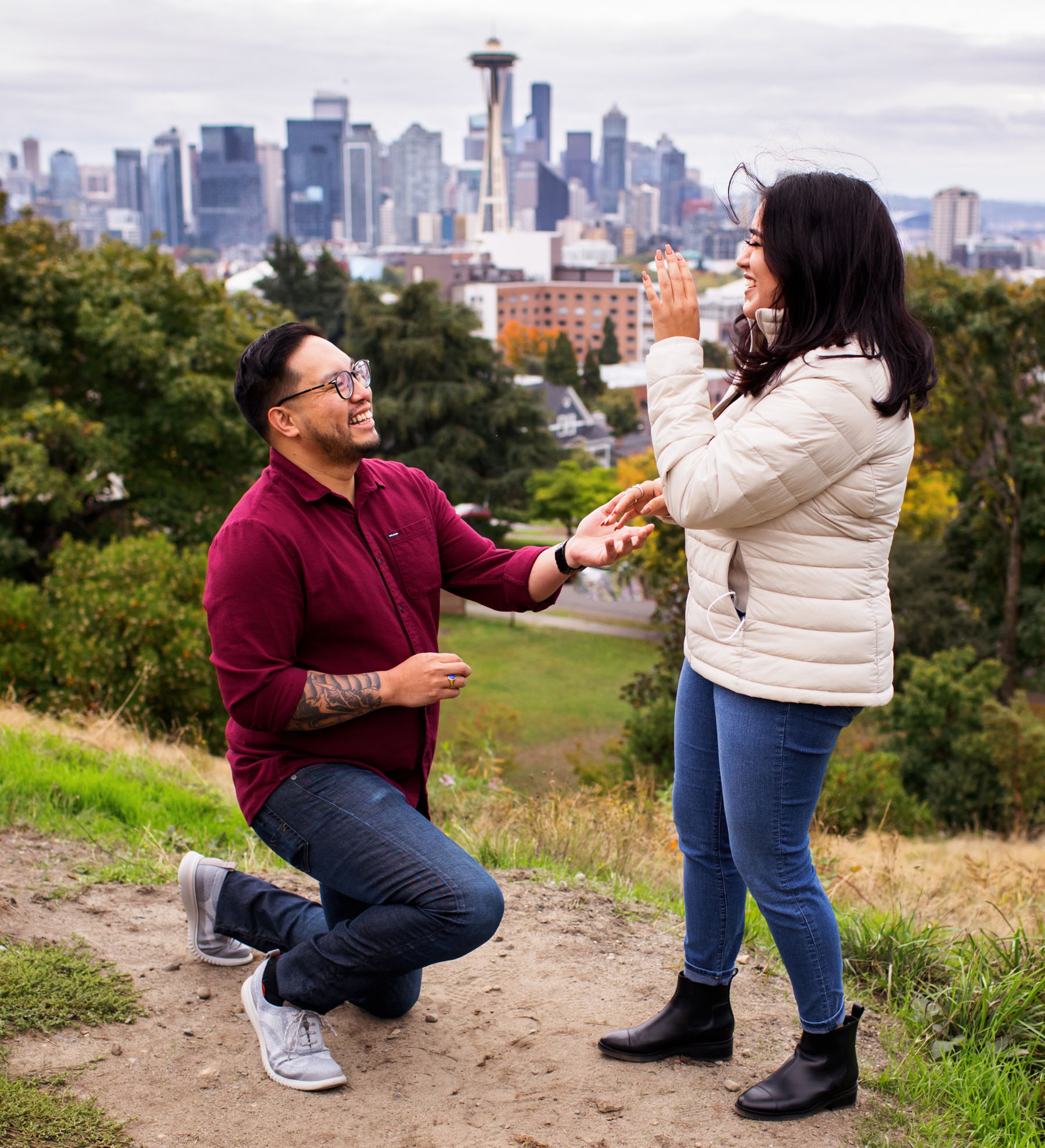 Seattle Surprise Proposal Photos